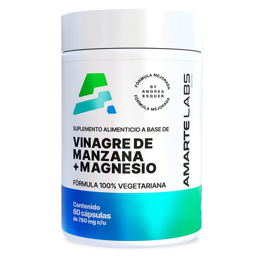 Vinagre de Manzana + Citrato de Magnesio, 60 caps