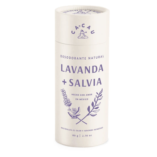 Desodorante, Lavanda y Salvia, 80 g