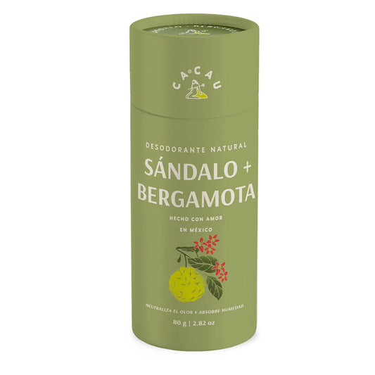 Desodorante, Sándalo y Bergamota, 80 g