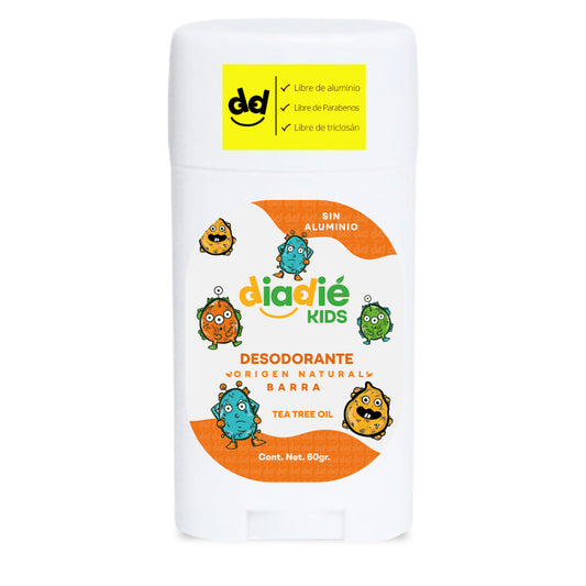 Desodorante Natural y Tea Tree, Kids, 60 g