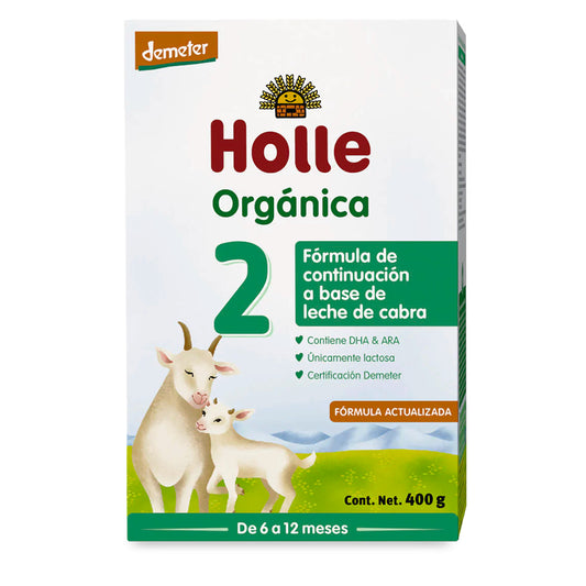 Fórmula Orgánica para Lactantes, Etapa 2, Cabra, 400 g