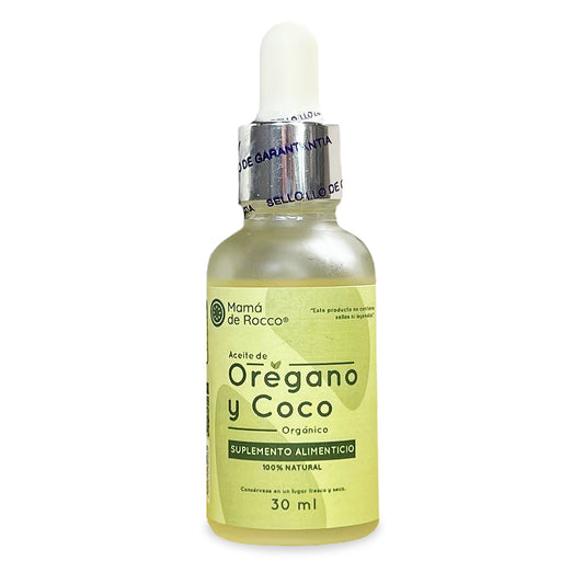 Aceite de Orégano + Coco Orgánico, 30 ml