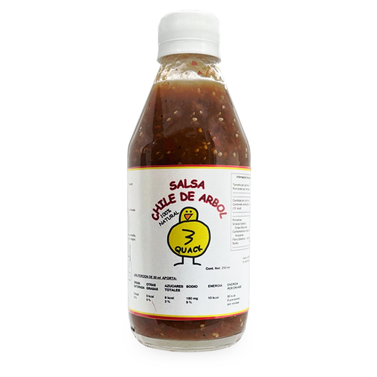 Salsa, Chile de Árbol, 150 ml