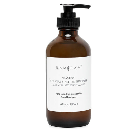 Shampoo, Aloe Vera + Aceites Esenciales, 236 ml