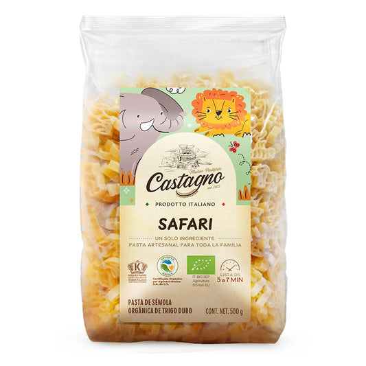 Pasta Safari, Sémola Orgánica, 500 g