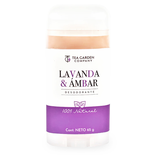 Desodorante, Lavanda y Ámbar, 65 g