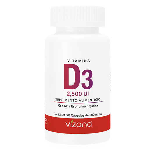 Vitamina D3, 2500 UI, 90 caps