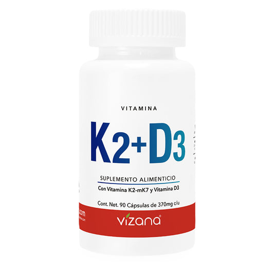 Vitamina K2 + Vitamina D3 (400 UI), 90 caps