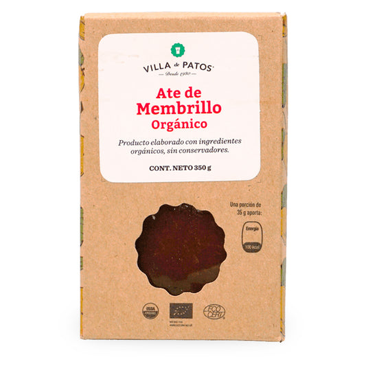 Ate de Membrillo Orgánico, Natural, 350 g