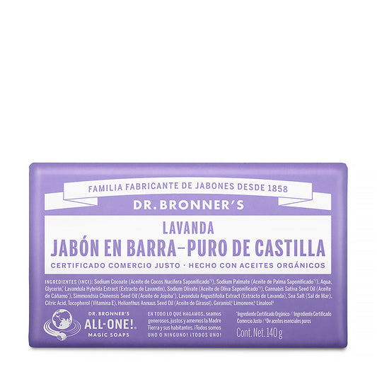 Jabón Puro de Castilla, Lavanda, 140 g