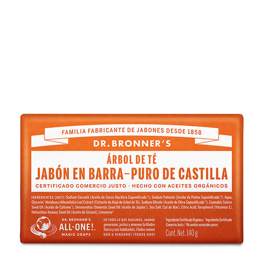 Jabón Puro de Castilla, Tea Tree, 140 g