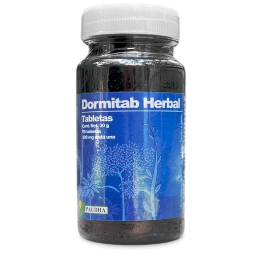 Paudha, Dormitab Herbal, 500 mg, 60 tabs