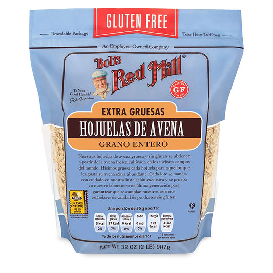 Avena, Extra Gruesa, Sin Gluten, 907 g