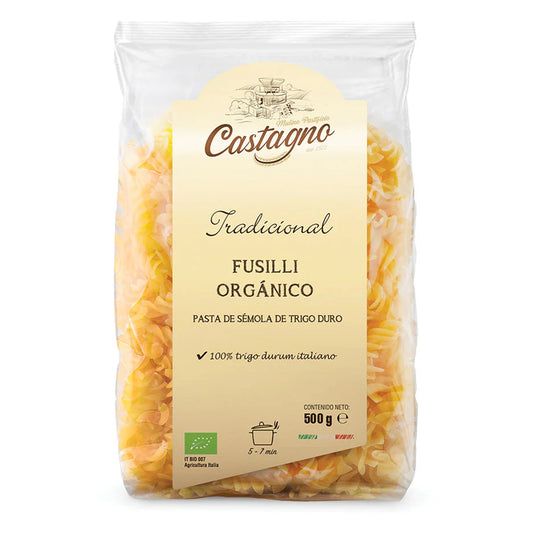Pasta Fusilli, Sémola Orgánica, 500 g