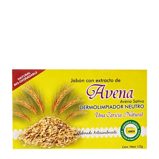 Jabón, Avena, 125 g
