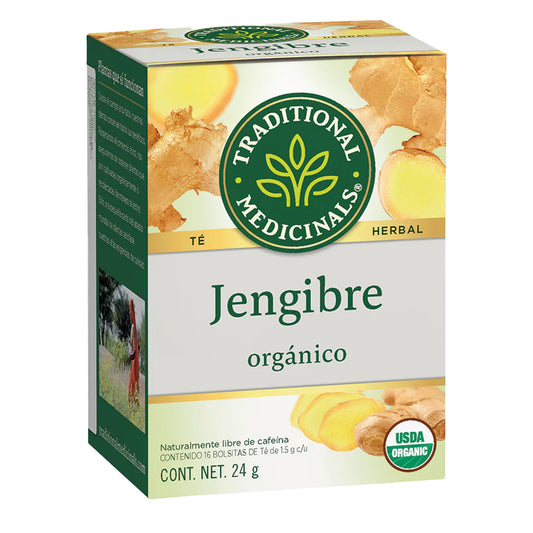 Té Orgánico, Jengibre, 16 bolsitas
