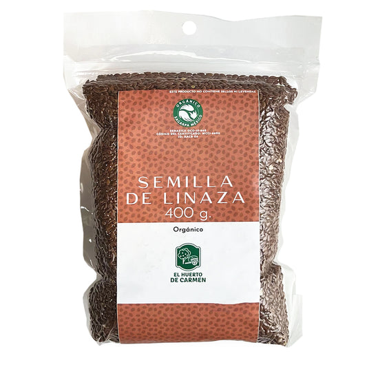 Semilla de Linaza, Orgánica, 400 g