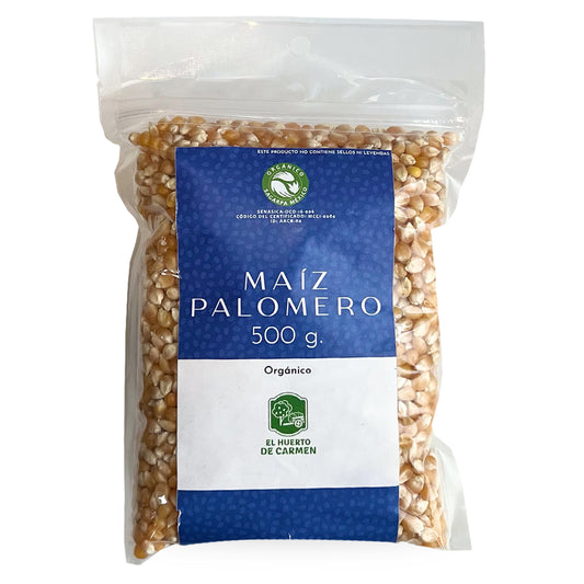 Maíz Palomero, Orgánico, 500 g