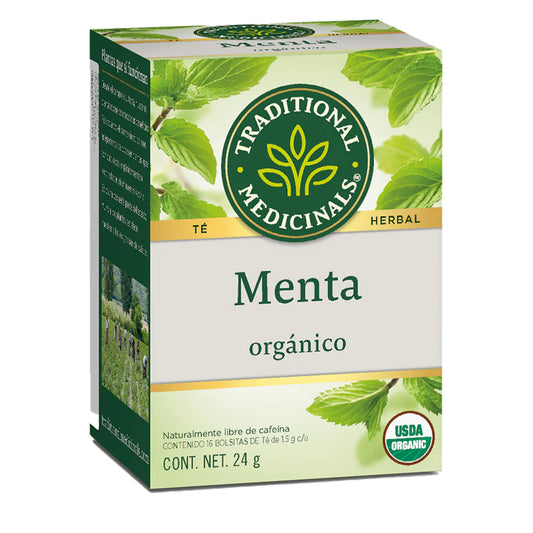 Té Orgánico, Menta, 16 bolsitas