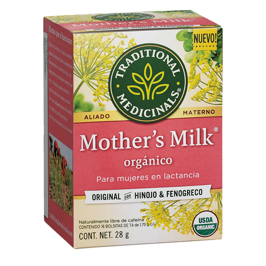 Té Orgánico, Mother's Milk, Lactancia, 16 bolsitas