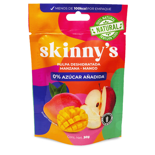 Pulpa Deshidratada, Manzana y Mango, 30 g