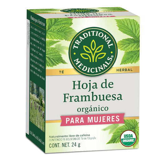 Té Orgánico, Frambuesa, 16 bolsitas