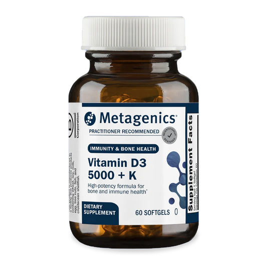 Vitamina D3 (5000 UI) + Vit K, 60 caps