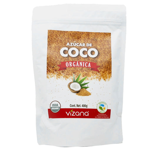 Azúcar de Coco, Orgánica, 400 g