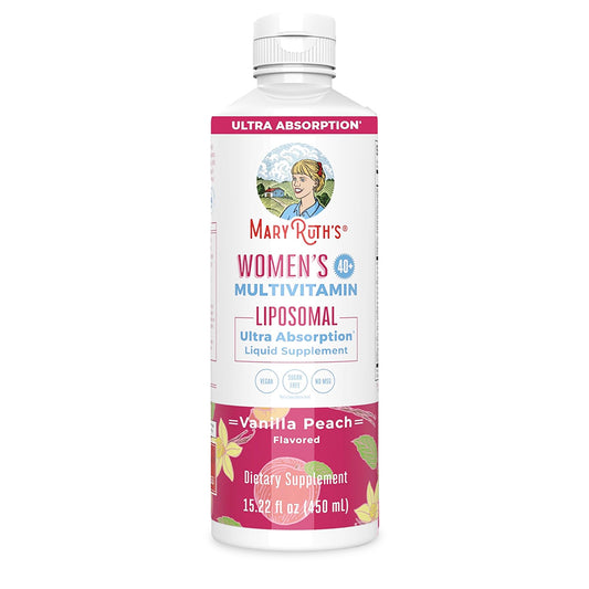 Multivitamínico Liposomal, Mujer 40+, Vainilla Durazno, 450ml