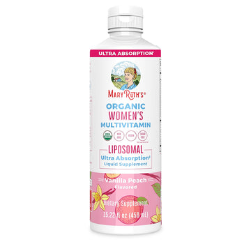 Multivitamínico Orgánico Liposomal, Mujer, Vainilla Durazno, 450ml