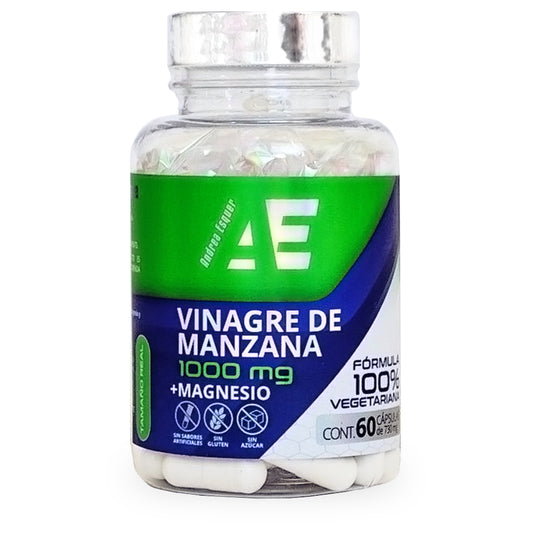 Vinagre de Manzana + Magnesio, 60 caps