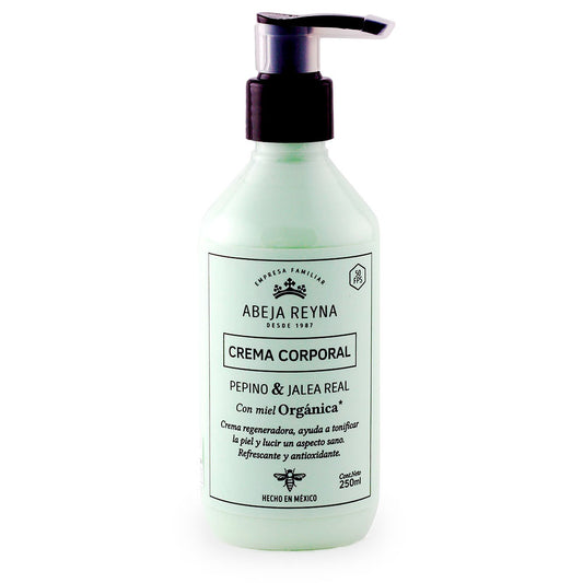 Crema Corporal, Pepino y Jalea Real, 250 ml