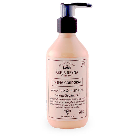 Crema Corporal, Zanahoria y Jalea Real, 250 ml