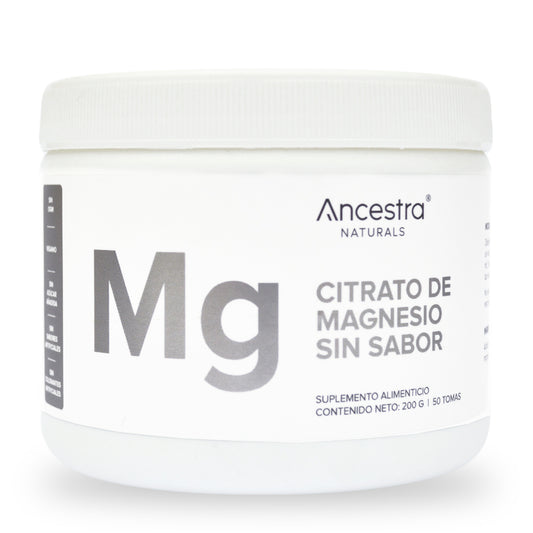 Citrato de Magnesio, Sin Sabor, 200 g