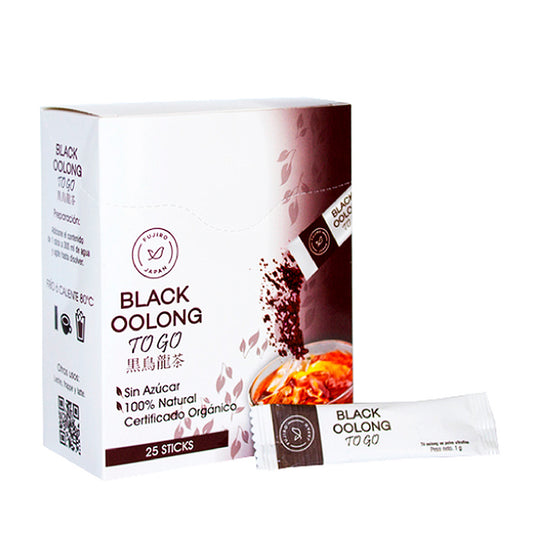 Fujiro Japan, Black Oolong Tea, Orgánico, 25 sticks