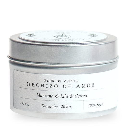 Vela Aromática de Soya, Hechizo de Amor, Manzana, 95 ml