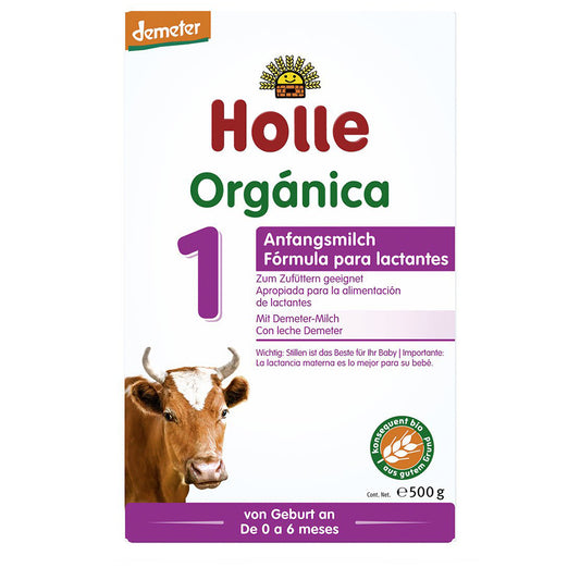 Fórmula Orgánica para Lactantes, Etapa 1, Vaca, 500 g