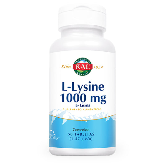 L-Lisina, 1000 mg, 50 tabs