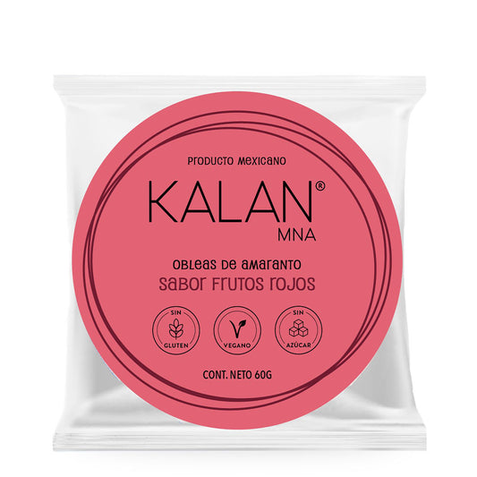 Oblea Amaranto, Frutos Rojos, 58 g
