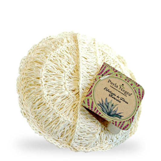 Exfoliante de Fibras Naturales, Esponja Redonda, 1 pza