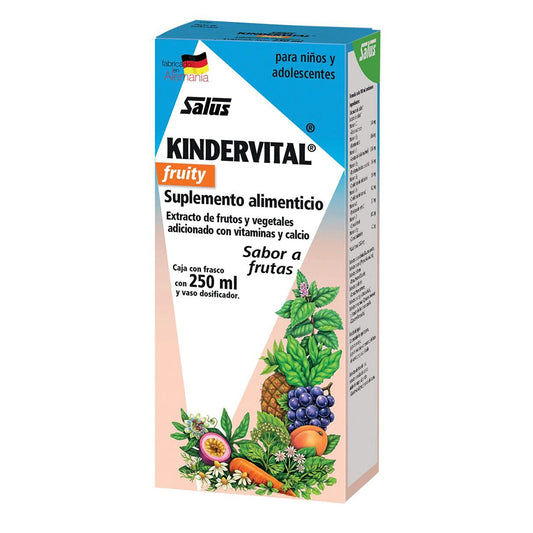 Kindervital, Multivitamínico para Niños y Adolescentes, 250 ml