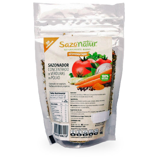 Sazonador Concentrado de Verduras, Polvo, 100 g