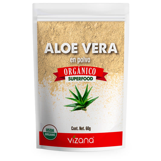 Aloe Vera, Orgánico, 60 g