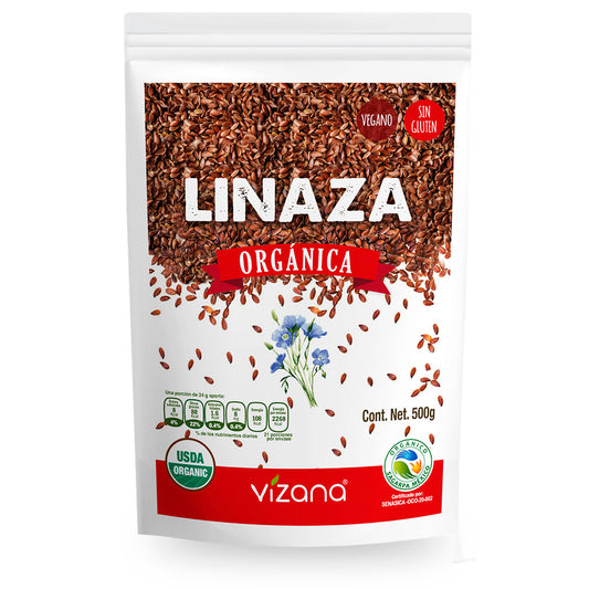 Semilla de Linaza, Orgánica, 500 g