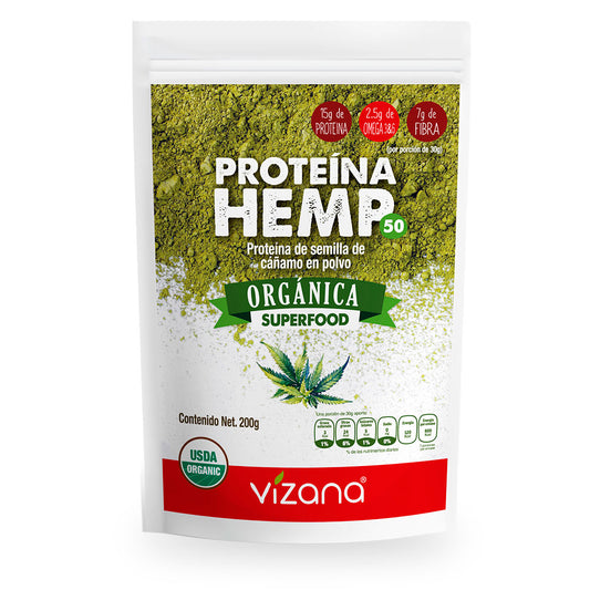Proteína Hemp, Orgánica, 200 g