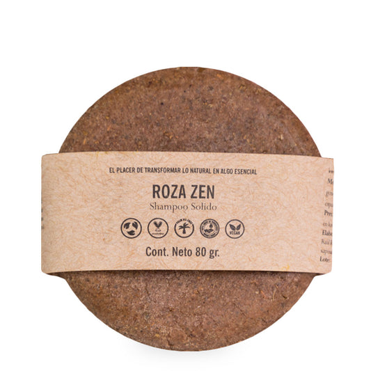 Shampoo Sólido, Rosa Zen, Anticaspa, 80 g