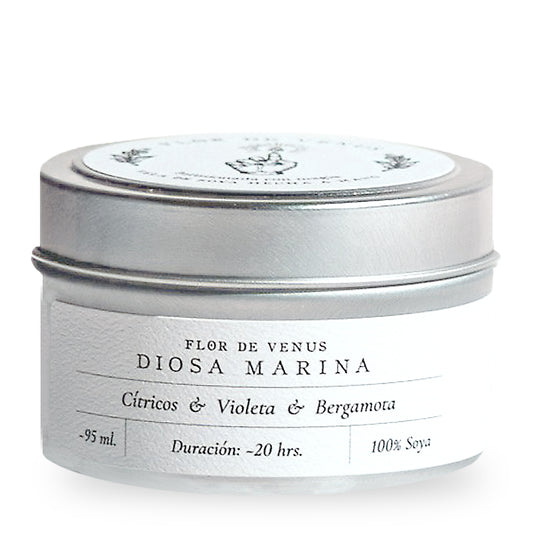 Vela Aromática de Soya, Diosa Marina, Cítricos, 95 ml