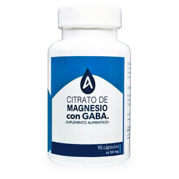 Citrato de Magnesio con Gaba, 90 caps