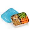 Recipiente para Alimentos, Medium Duo, Celeste, 600 ml