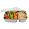 Recipiente para Alimentos, Divided-Rectangle, 828 ml